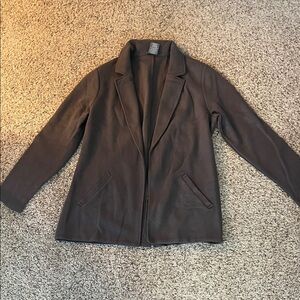 Matty M Dark Brown Women's Blazer Jacket